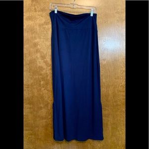 Agnes & Dora Navy Blue Maxi Skirt XL